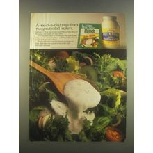 1985 Hidden Valley Ranch Dressing & Hellmann's Ad