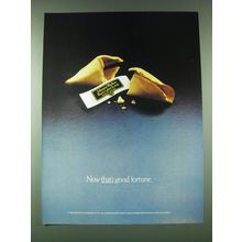 1989 Johnnie Walker Black Label Scotch Ad - Now that's good fortune