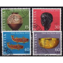 SCHWEIZ SWITZERLAND [1973] MiNr 0996-99 ( O/used ) Pro Patria