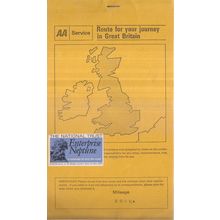 ROUTE FOR YOUR JOURNEY SHEFFIELD TO BRIGHTON 1965 AA Automobile Association