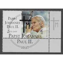 GER 2005 55c 'POPE JOHN PAUL II '(CORNER MARGIN) FINE USED (EBID75-395)