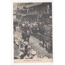 Procession at New Tredegar Postcard Monmouthshire C