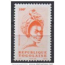 Togo 1999 - Mi. 2848 Série courante BELLA BELLOW 100F MNH
