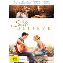 I Still Believe DVD | K.J. Apa, Britt Robertson, Shania Twain | Region 4