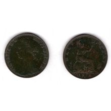 Great Britain. Victoria. Halfpenny 1874H. dy21576