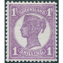 Queensland 1907 1s bright mauve SG299 unused
