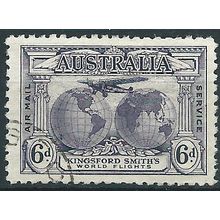 Australia 1931 SG123 6d Violet Fine Used . . ..