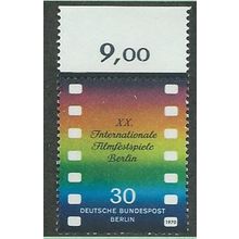 BERLIN - 1970 30pf U/M '20TH BERLIN FILM FESTIVAL ' (EBID42-423)