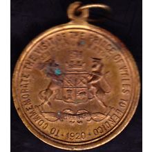 1920 Australia Medallion To Commorate the Visit of ThePrince of Wales to Bendigo