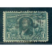 Used 323 1c Robert Livingston Just Clears C2310
