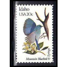 1964 20c Birds/Flowers of Idaho Fine MNH Dry Gum V1284 (26)