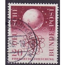 GERMANY BUND [1955] MiNr 0214 ( O/used )