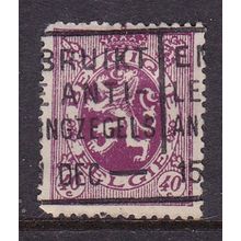 BELGIUM 1929 BELGIAN LION 40c USED SG495