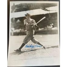 Mickey Owen (d. 2005) Signed Autographed Glossy 8x10 Photo Brooklyn Dodgers
