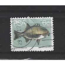 SouthAfrica.SG353 6c Galjoen (fish).Fine Used.Sep25f