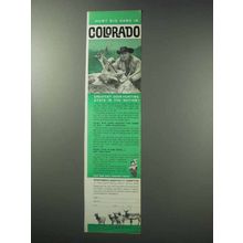 1964 Colorado Tourism Ad - Hunt Big Game In