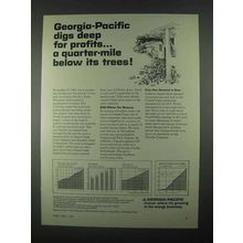 1967 Georgia-Pacific Ad - Digs Deep for Profits