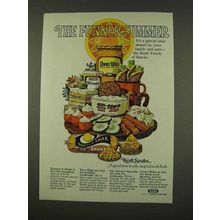 1973 Kraft Ad - Squeeze-A-Snak, Teez Dips, Cheese Whiz
