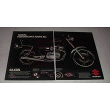 1981 Suzuki GS-550L Motorcycle Ad - Performance