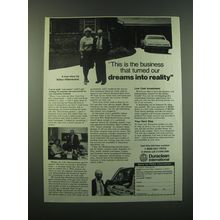 1988 Duraclean International Ad - turned our dreams into Reality