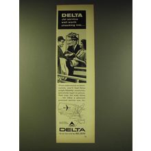 1964 Delta Airlines Ad - Delta jet service well worth checking into
