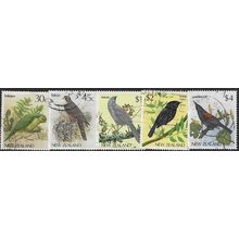 1982/1989 5 different values - fine used (o) - BIRD