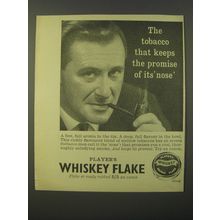 1964 Player's Whiskey Flake Tobacco Ad - The tobacco that keeps the promise of