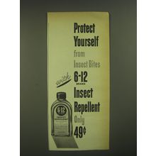 1952 6-12 Insect Repellent Ad - Protect yourself from insect bites