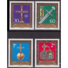 LIECHTENSTEIN [1975] MiNr 0625-28 ( **/mnh )