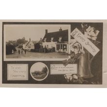 Happy Birthday From Market Street Laxfield Suffolk Postcard
