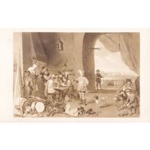 David Teniers The Guard Room Baltimore Art Gallery Old Postcard