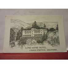 LONG MYND HOTEL, CHURCH STRETTON, SHROPSHIRE. unused postcard =