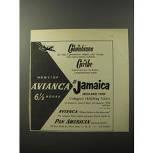1953 Avianca Airlines Ad - El Colombiano