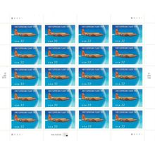 First Supersonic Flight Sheet of Twenty 32 Cent Postage Stamps Scott 3173