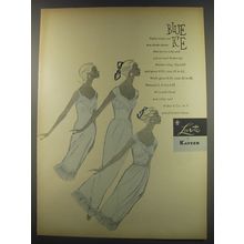 1956 Kayser Slips and Gowns Ad - Blue Ice