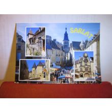 multiview, SARLAT, DORDOGNE, FRANCE used postcard 1999 pm #