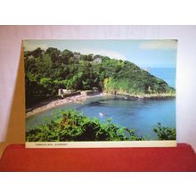 FERMAIN BAY, GUERNSEY, used vintage postcard 1975 postmark #