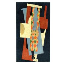 Pablo Picasso Harlequin Painting Postcard