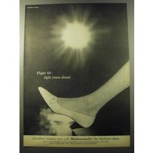 1960 Mademoiselle Shoes Advertisement - Flight '60 - light years ahead