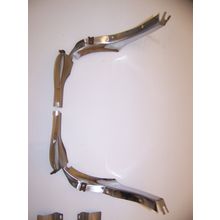 1965 CHRYSLER IMPERIAL SPLASH APRON TRIM CORNERS OEM PAIR NICE LEBARON CROWN