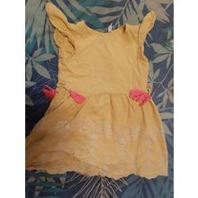 size 7 yellow dress KID brand girl