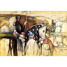 mounted Warior 1902 Poster Canvas Movie Film Print A0 A1 A2 A3 A4 A5 A6 Art Wall