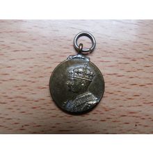 King George VI Coronation 1937 Miniture Medal (e743)