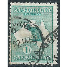 Australia 1913 SG11 1/- Emerald Good/Fine Used .. ..