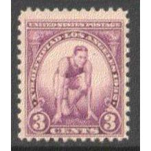 718 3c Runner Average Plus MNH Q0338