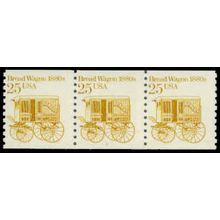 2136 25c Bread Wagon Fine MNH Dry Gum PNC 2/3 R0302