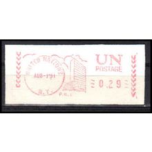 Used Revenue 20c Meter United Nations, NY. U.N. Postage E1118