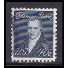 Used 1292 40c Thomas Paine Fine KA6155