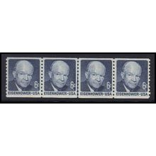 1401 6c Dwight Eisenhower Very Fine MNH CL S/4 KA9066