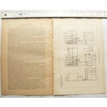 1882 Patent No. 889 Water Closets & Water supply, Boyle & Huber, New York